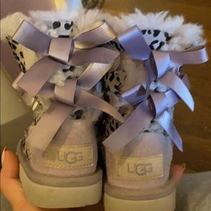 Leopard lilac toddler Ugg’s